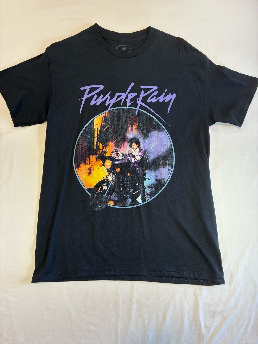 The Prince Estate Official Black Graphic Tee - Size M